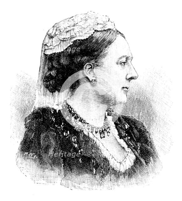 The late Susanna, Dowager Duchess of Roxburghe, 1895. Creator: P Naumann.