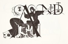 Mary Magdalene, 1931, (wood engraving).