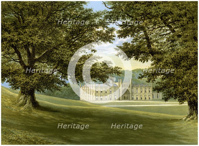 Donington Castle, Leicestershire, home of the Abney-Hastings family, c1880. Artist: Unknown