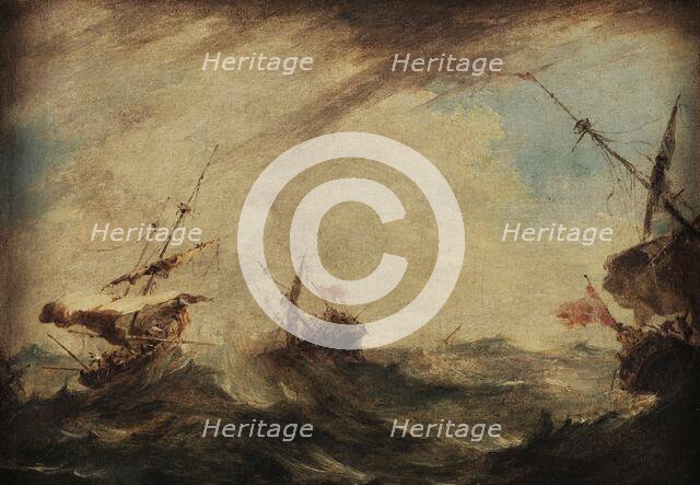 Storm, Last quarter of 18th cen.. Creator: Guardi, Francesco (1712-1793).