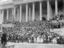 Bible Society Open Air Meeting, East Front of The Capitol, 1917. Creator: Harris & Ewing.