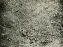 'A Mine Crater in High Wood', (1919).  Creator: Unknown.