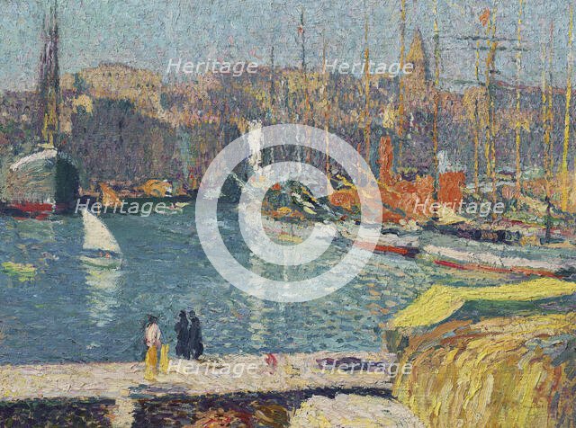 The old port of Marseille. Creator: Martin, Henri (1860-1943).