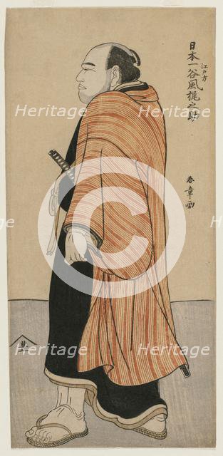 Tanikaze Kajinosuke of Edo, the Best Wrestler in Japan, c. mid 1780s. Creator: Katsukawa Shunsho (Japanese, 1726-1792).