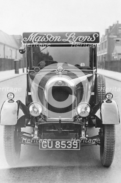 A Morris Cowley 10 cwt being used as a delivery van for Lyons, (1930s?) Artist: Unknown