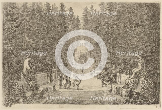 The Water Spray, probably 1653. Creator: Stefano della Bella.