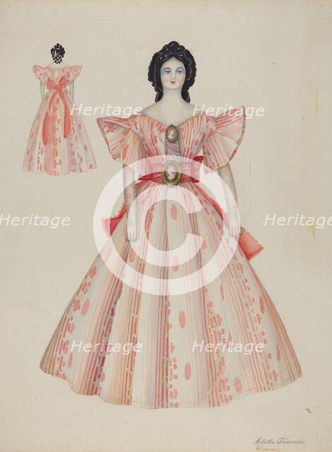 Doll - "Eugenia", c. 1939. Creator: Edith Towner.