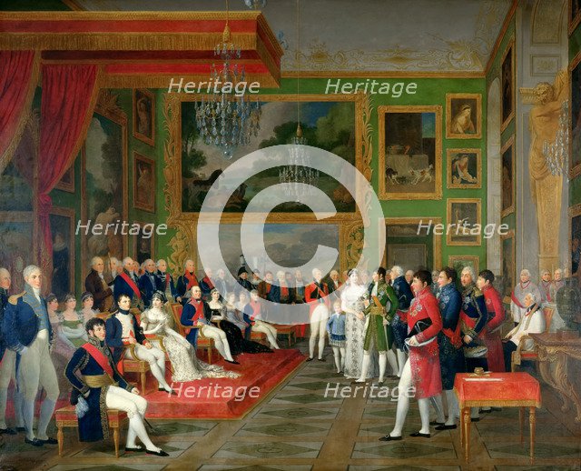 Wedding of Prince Eugène de Beauharnais and Princess Augusta of Bavaria, January 13, 1806. Artist: Ménageot, François-Guillaume (1744-1816)