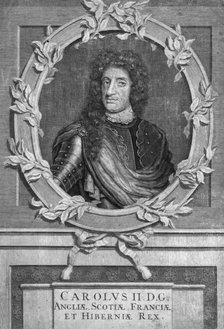 Charles II, King of England, Scotland and Ireland.Artist: Marrebeeck