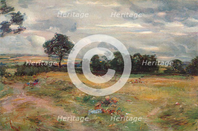 'Harvest at Broomieknowe', 1896. Artist: William McTaggart.