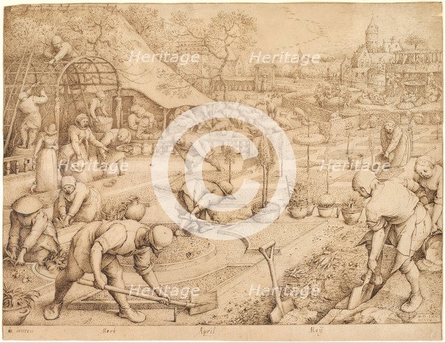 Spring, 1565. Artist: Bruegel (Brueghel), Pieter, the Elder (ca 1525-1569)