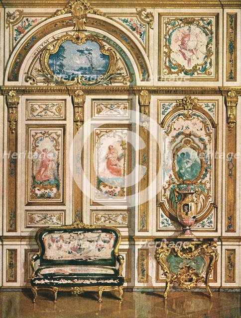 Mural decoration in the Palace of Fontainebleau, France, (1928).  Creator: Unknown.