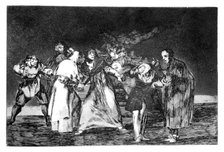 'The exhortations', 1819-1823. Artist: Francisco Goya