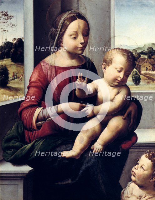 'Madonna and Child with the Young Saint John the Baptist', c1497. Artist: Fra Bartolomeo