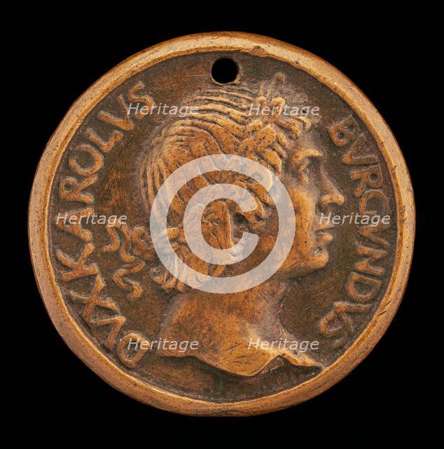 Charles the Bold, 1433-1477, Duke of Burgundy 1467 [obverse], 1474. Creator: Giovanni Candida.