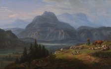 The Etsch Valley near Roveredo, 1824. Creator: Johan Christian Dahl.