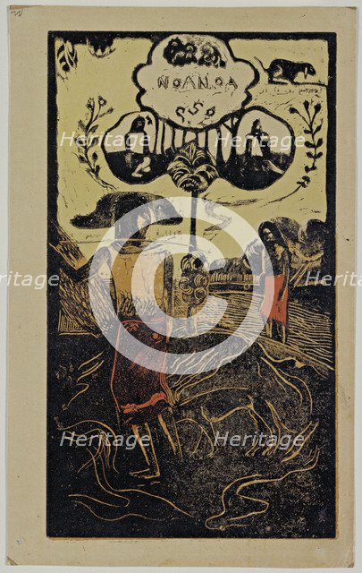 Noa Noa (Fragrance) From the Series Noa Noa, 1893-1894. Artist: Gauguin, Paul Eugéne Henri (1848-1903)