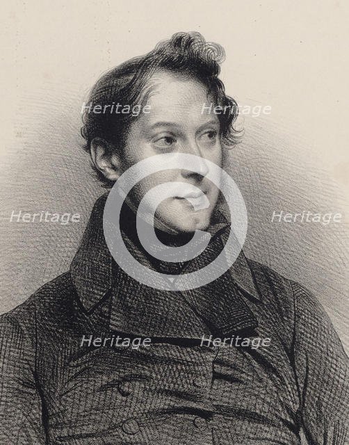 Portrait of pianist and composer Amédée Méreaux (1802-1874). Creator: Anonymous.