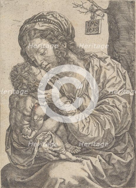 The Virgin and Child Seated at the Foot of a Tree, 1522. Creator: Jan Gossaert.