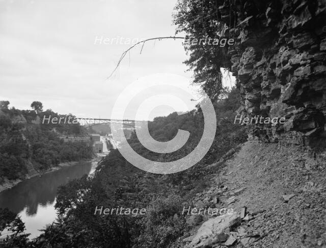 Falls of the Genesee from Seneca Park, Rochester, N.Y., c1904. Creator: Unknown.