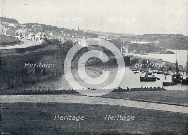 'Dunmore - The Town and the Harbour', 1895. Artist: Unknown.