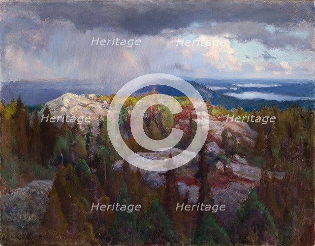 Landscape (Maisema Kolilta), 1918. Artist: Järnefelt, Eero (1863-1937)