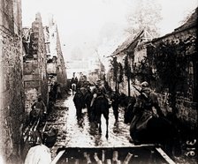 Prisoners of war, Bucy-le-Long, northern France, c1914-c1918. Artist: Unknown.