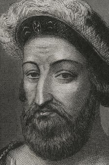 Francis I, (1494-1547), King of France from 1515 to 1547, 1856.  Creator: Charles Geoffroy.
