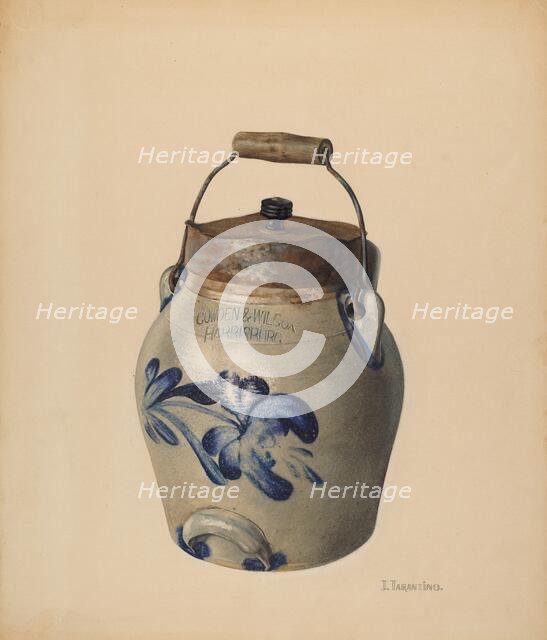 Batter Jug, c. 1938. Creator: John Tarantino.