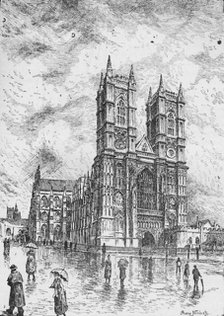 'Westminster Abbey', 1890. Artist: Hume Nisbet.