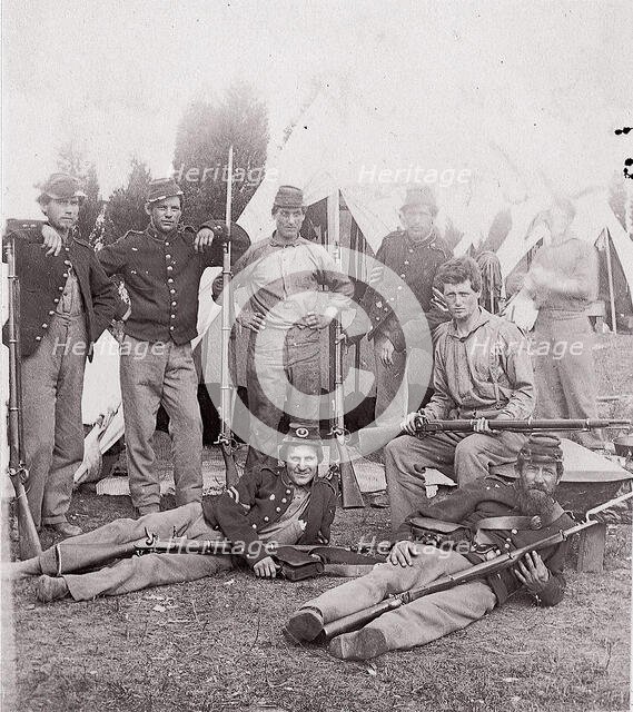 23rd New York Infantry, ca. 1861. Creator: Unknown.