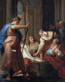 Achilles and the daughters of Lycomedes, c1760s. Creator: Pompeo Batoni.