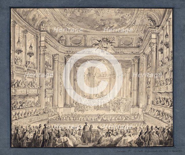 Representation of Athalie by Racine in the Opéra Royal de Versailles on the evening of 23 May 1770
