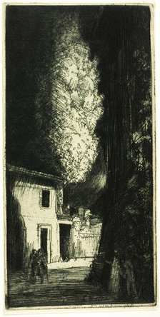 The Haunted House, 1909. Creator: Donald Shaw MacLaughlan.
