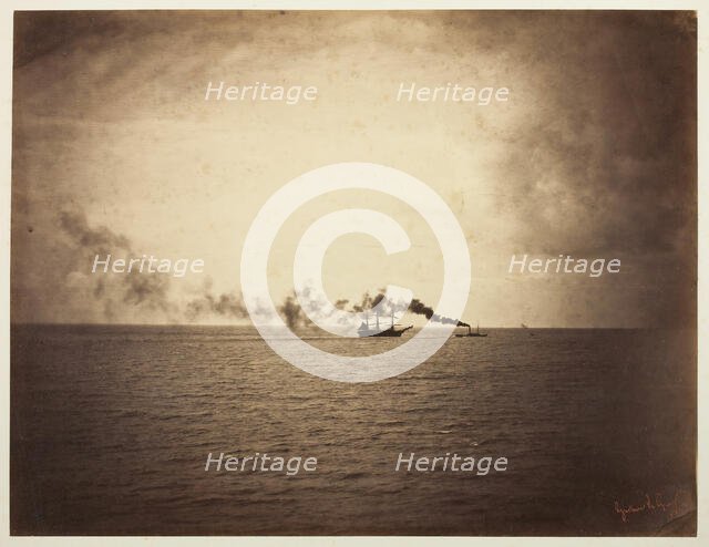 The Tugboat, 1856/57. Creator: Gustave Le Gray.