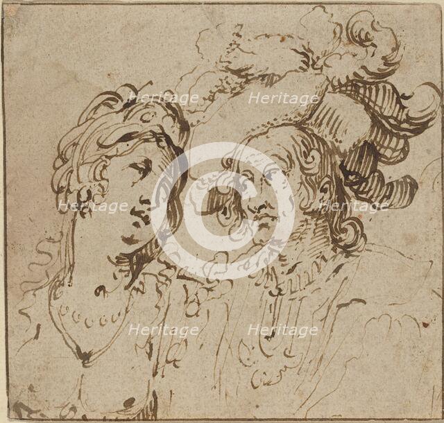 Cavalier with a Harlot, 17th century. Creator: Unknown.