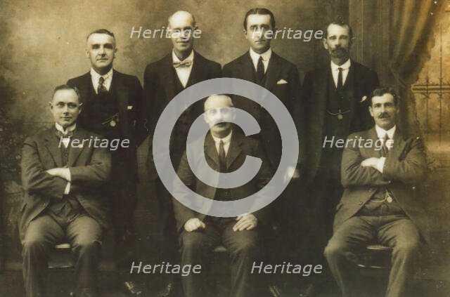 Executive Committee of the Metropolitan Miniature 
Rifle Clubs Union. Creator: Unknown.