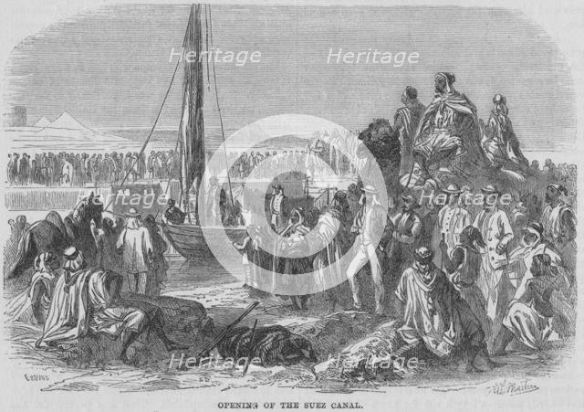 'Opening of the Suez Canal', 1869, (c1871).  Creator: Martin.