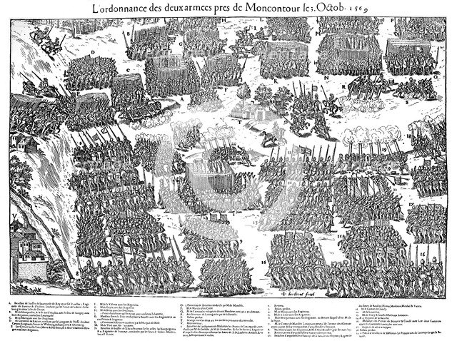 Battle of Montcontour, French Religious Wars, 3 October 1569 (1570). Artist: Jacques Tortorel