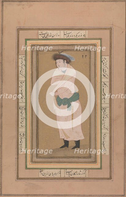 Portrait of a Man, ca. 1600. Creator: Attributed to Riza-yi 'Abbasi.