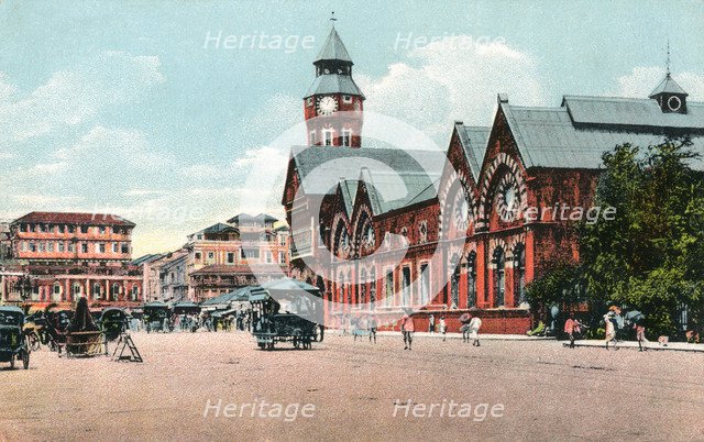 Crawford Market, Bombay, India, early 20th century. Artist: Unknown