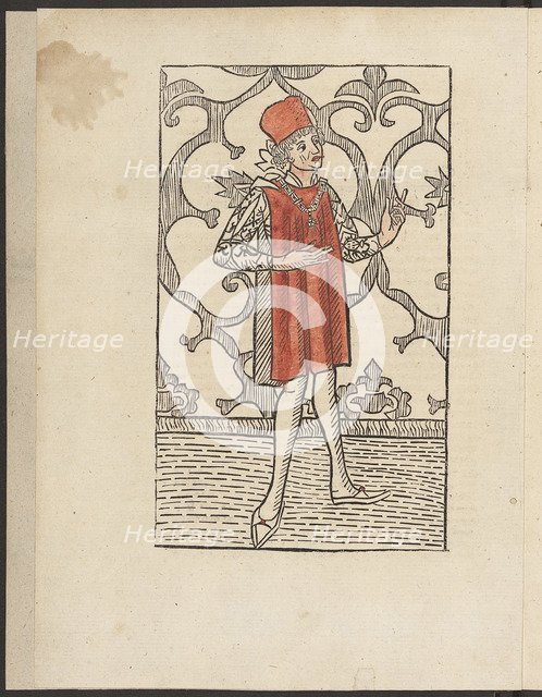 Marco Polo. From: Reise in das gelobte Land by Hans Tucher, 1484. Artist: Anonymous  