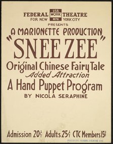 Snee Zee, New York, 1936. Creator: Unknown.