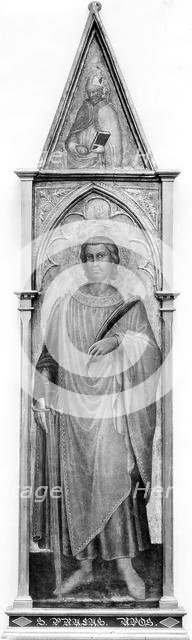 Saint Julian the Hospitaler (with Saint Nicholas of Bari). Creator: Martino di Bartolomeo di Biagio.