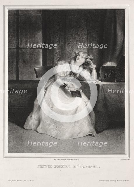 Reverie. Creator: Achille Devéria (French, 1800-1857).