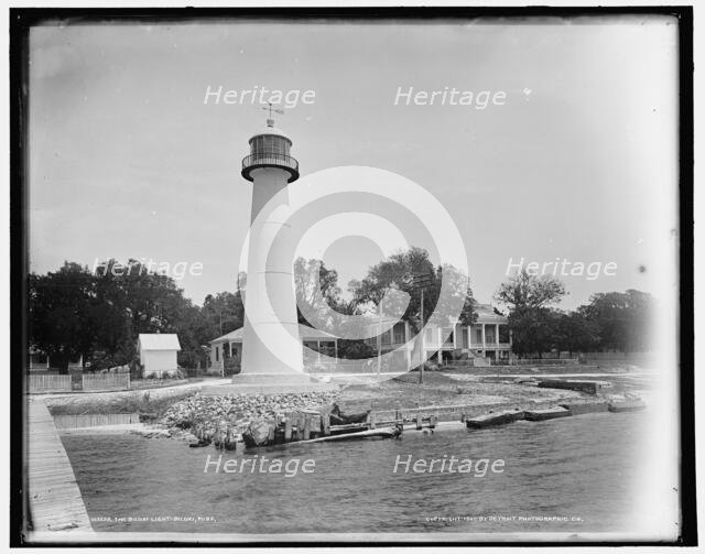 The Biloxi light, Biloxi, Miss., c1901. Creator: Unknown.