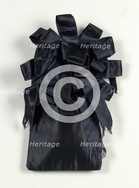 Wig bag, probably British, 1830-40. Creator: Unknown.