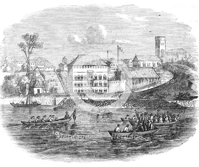 Departure of the Ex-Governor from Freetown, Sierra Leone, 1854. Creator: Unknown.