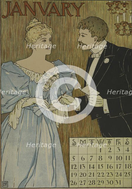 January, c1887 - 1922. Creator: Unknown.