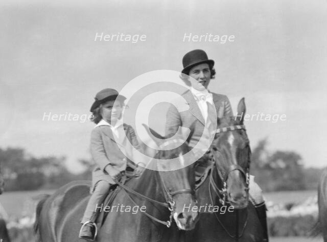 East Hampton horse show, 1934. Creator: Arnold Genthe.